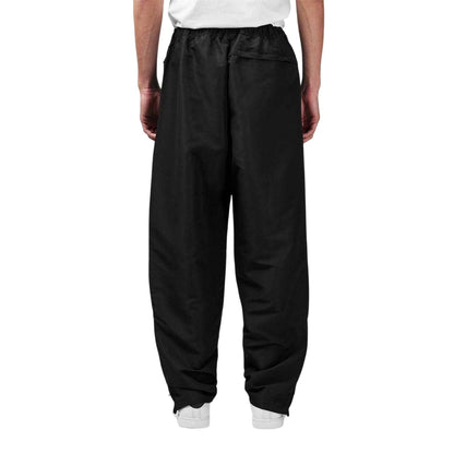 Black - Back - Lonsdale Mens Essential Oh Woven Tracksuit Bottoms