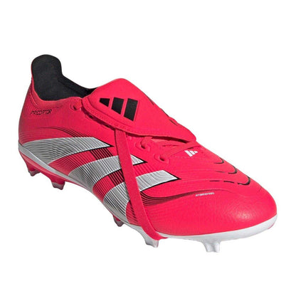 Red-White - Front - Adidas Mens League Fold Over Synthetic Firm Ground Football Boots