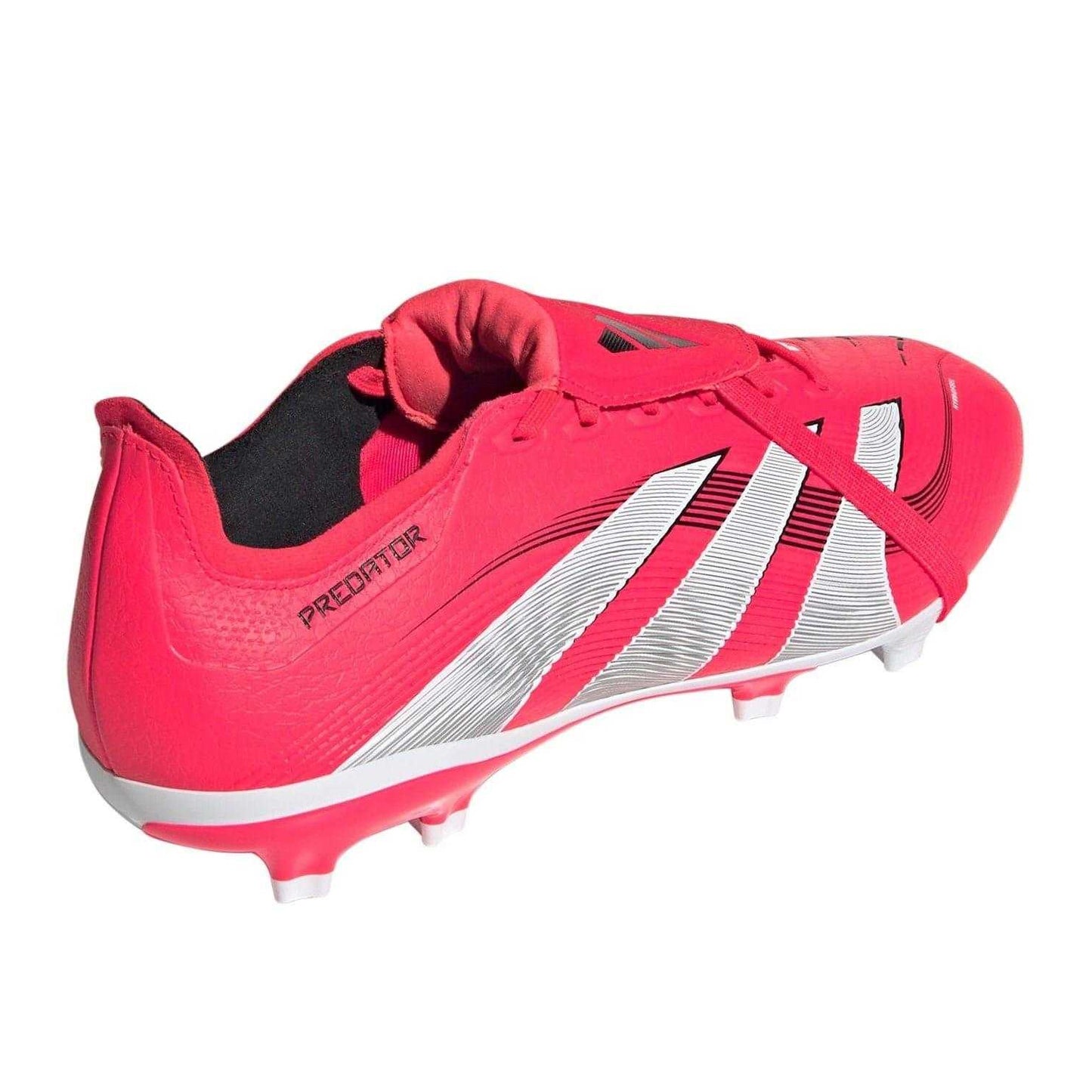 Red-White - Back - Adidas Mens League Fold Over Synthetic Firm Ground Football Boots