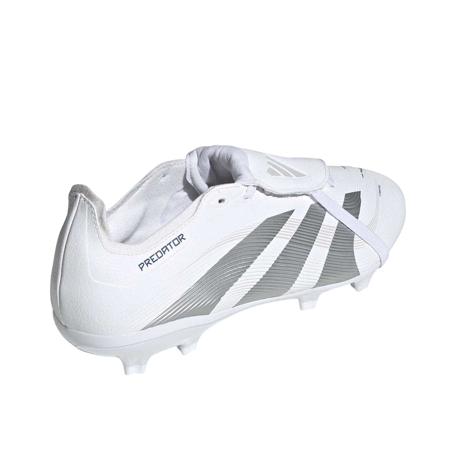White - Back - Adidas Mens League Fold Over Synthetic Firm Ground Football Boots