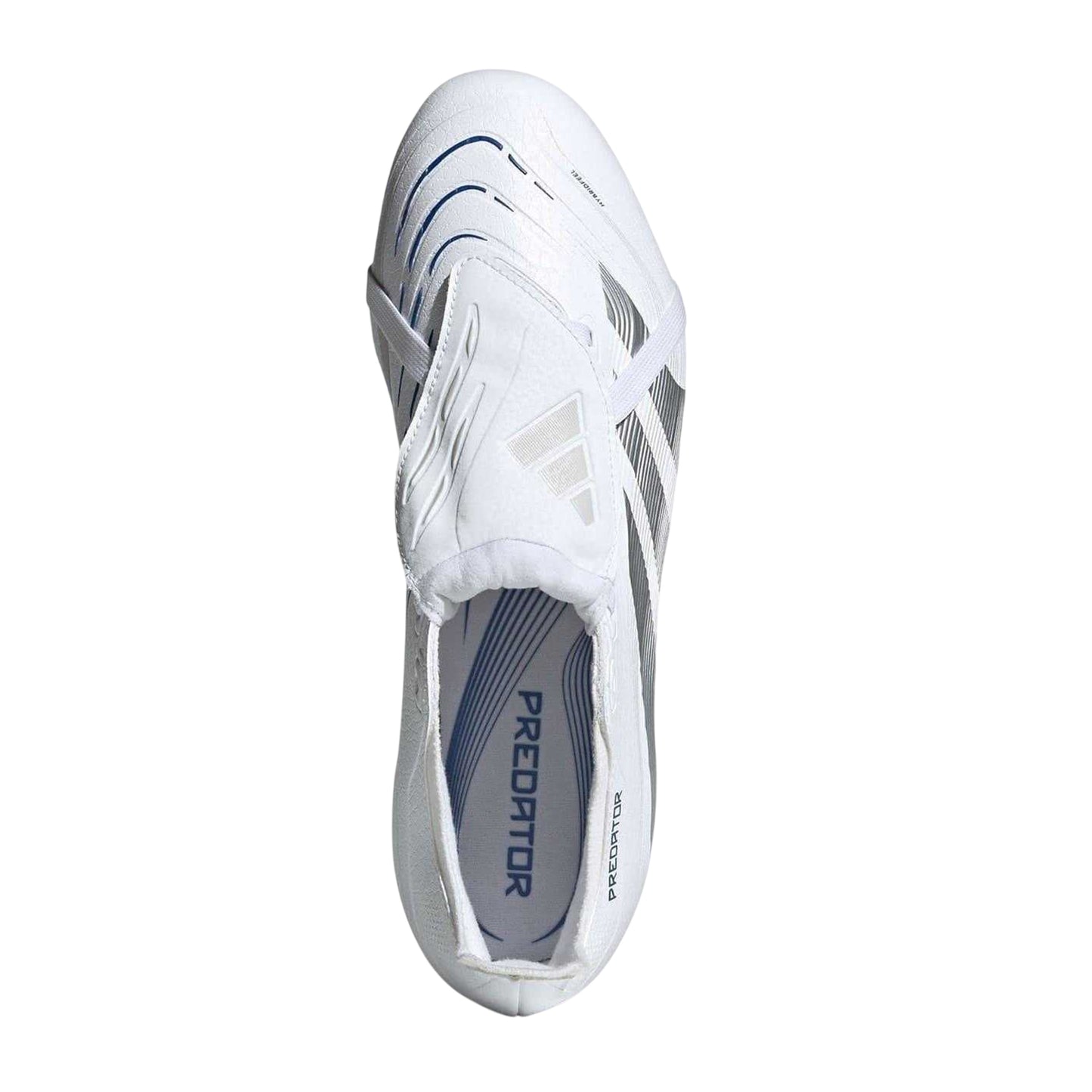 White - Lifestyle - Adidas Mens League Fold Over Synthetic Firm Ground Football Boots