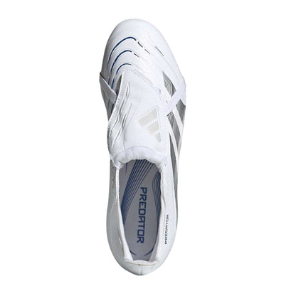 White - Lifestyle - Adidas Mens League Fold Over Synthetic Firm Ground Football Boots