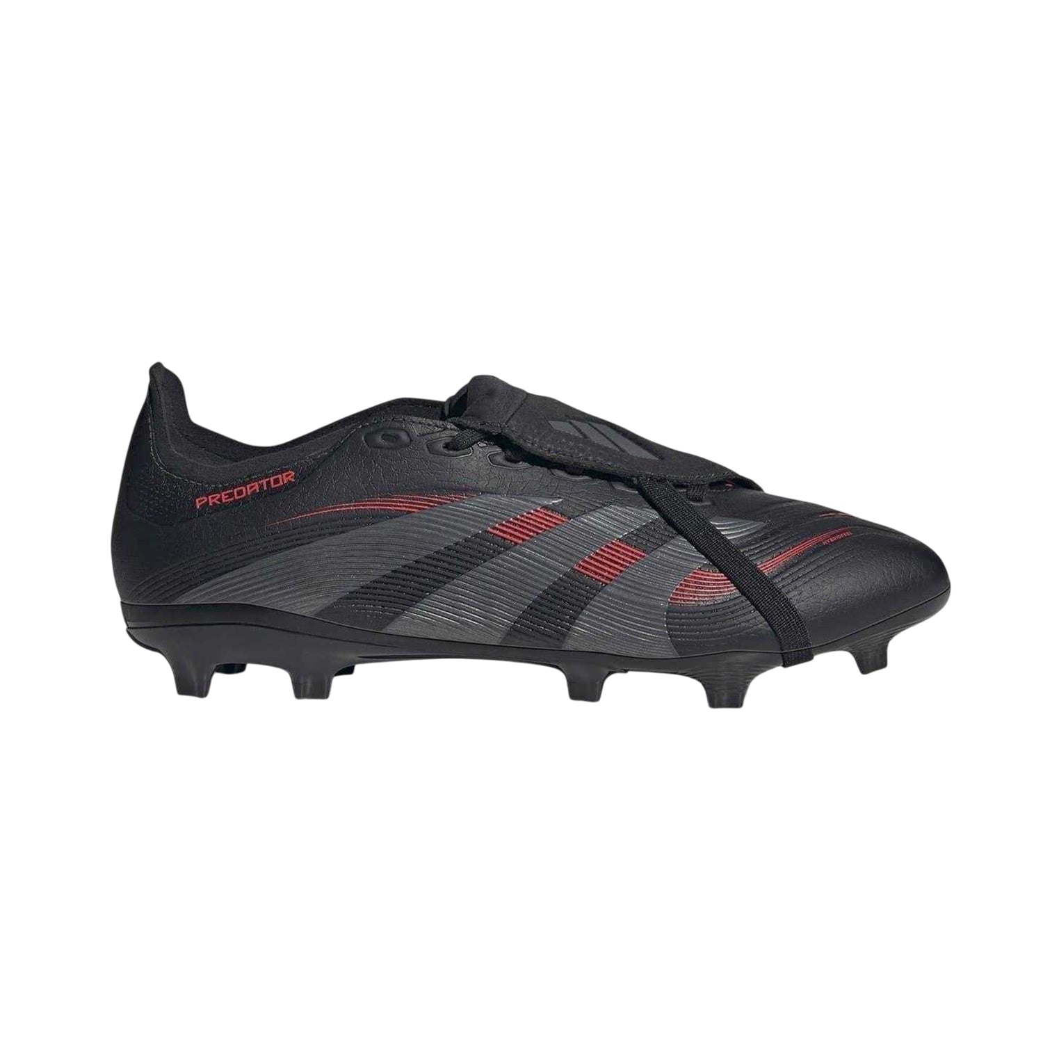 Black-Grey - Lifestyle - Adidas Mens League Fold Over Synthetic Firm Ground Football Boots