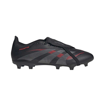 Black-Grey - Lifestyle - Adidas Mens League Fold Over Synthetic Firm Ground Football Boots