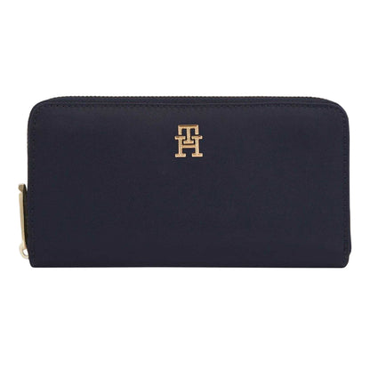 Space Blue Print - Front - Tommy Hilfiger Womens-Ladies Poppy Logo Purse