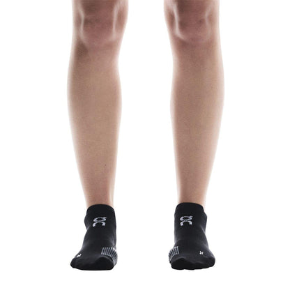 Black - Side - On Running Unisex Adult No-Show Socks