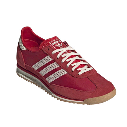Red - Front - Adidas Womens-Ladies Sl72 Suede Trainers