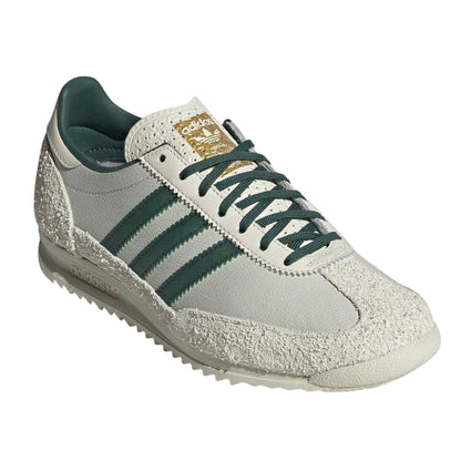 White-Green - Front - Adidas Womens-Ladies Sl72 Suede Trainers