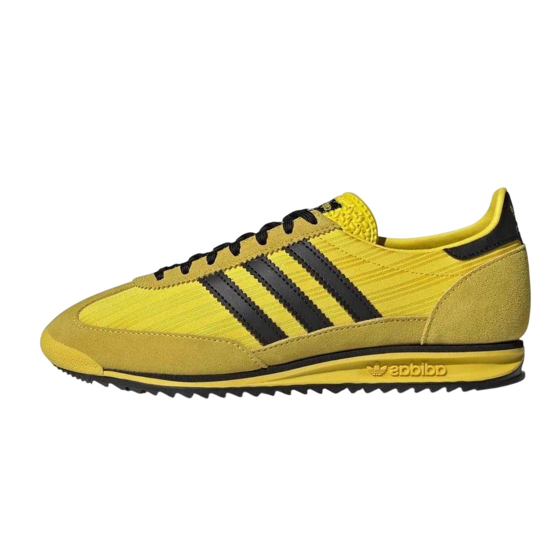 Yellow-Black - Back - Adidas Womens-Ladies Sl72 Suede Trainers