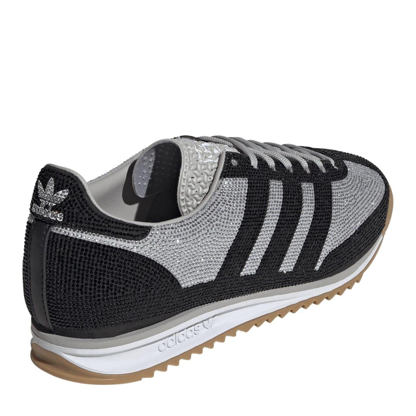 Black - Lifestyle - Adidas Womens-Ladies Sl72 Suede Trainers