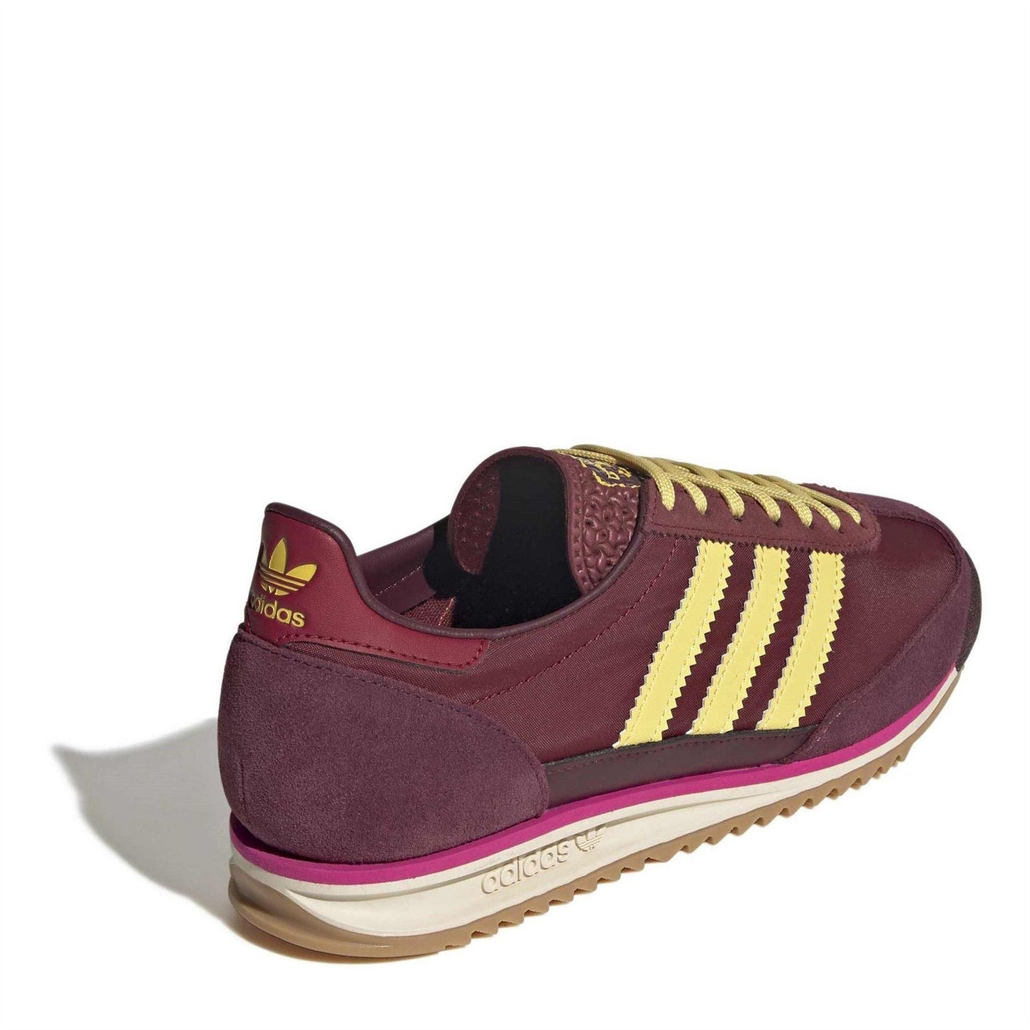 Maroon - Lifestyle - Adidas Womens-Ladies Sl72 Suede Trainers