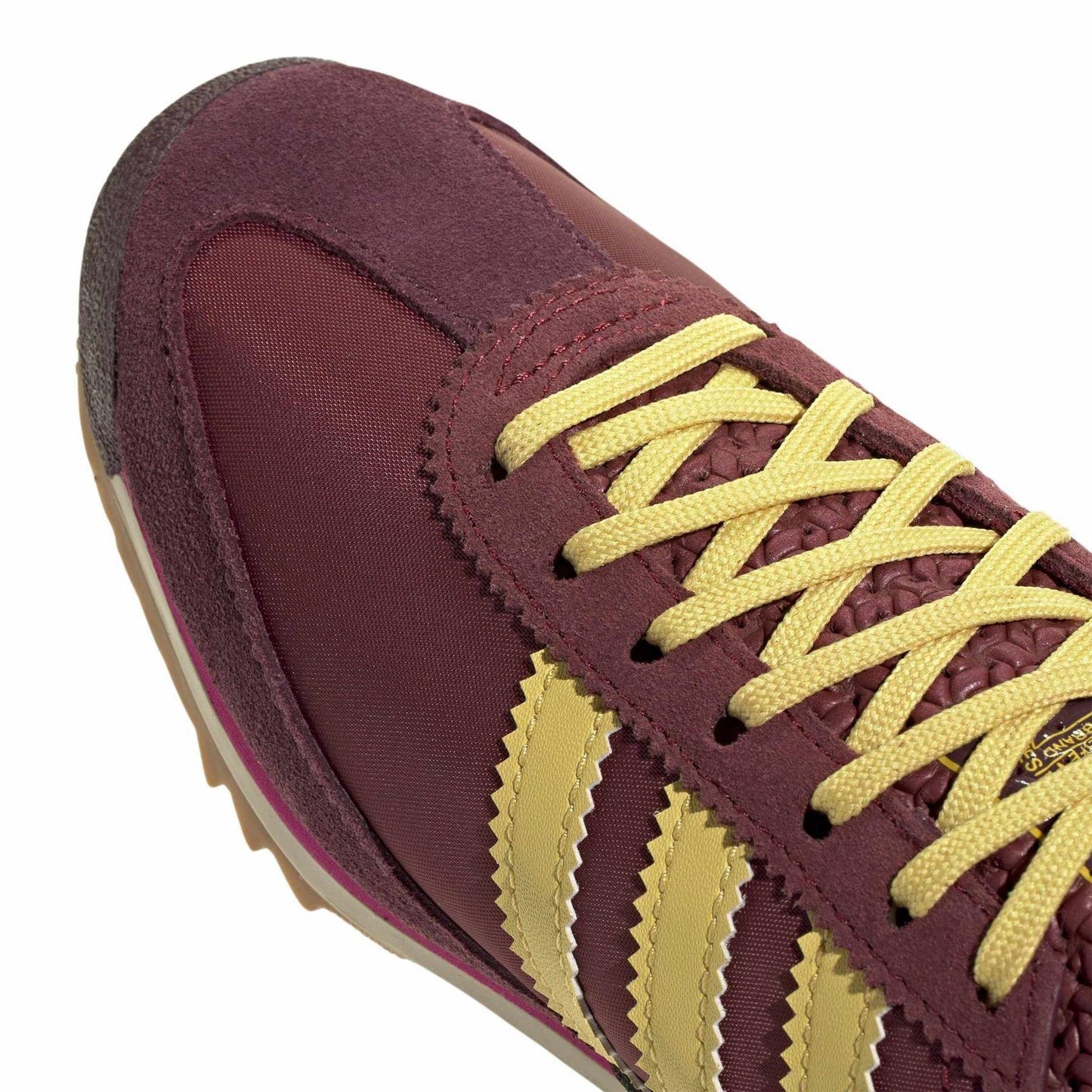 Maroon - Pack Shot - Adidas Womens-Ladies Sl72 Suede Trainers