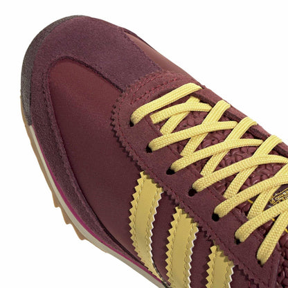 Maroon - Pack Shot - Adidas Womens-Ladies Sl72 Suede Trainers