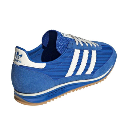 Blue-Cream - Back - Adidas Womens-Ladies Sl72 Suede Trainers