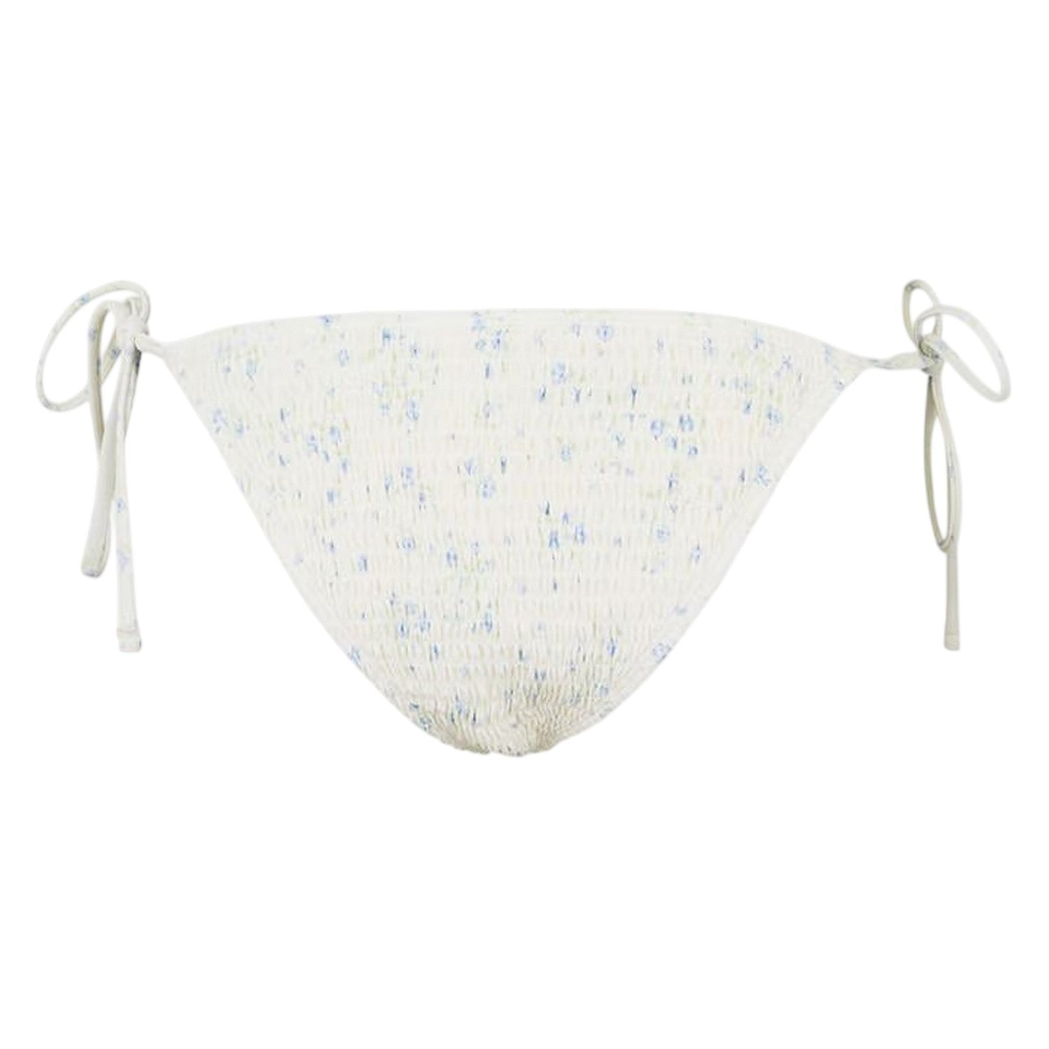 White - Back - Jack Wills Womens-Ladies Ditsy Print Side Tie Bikini Bottoms
