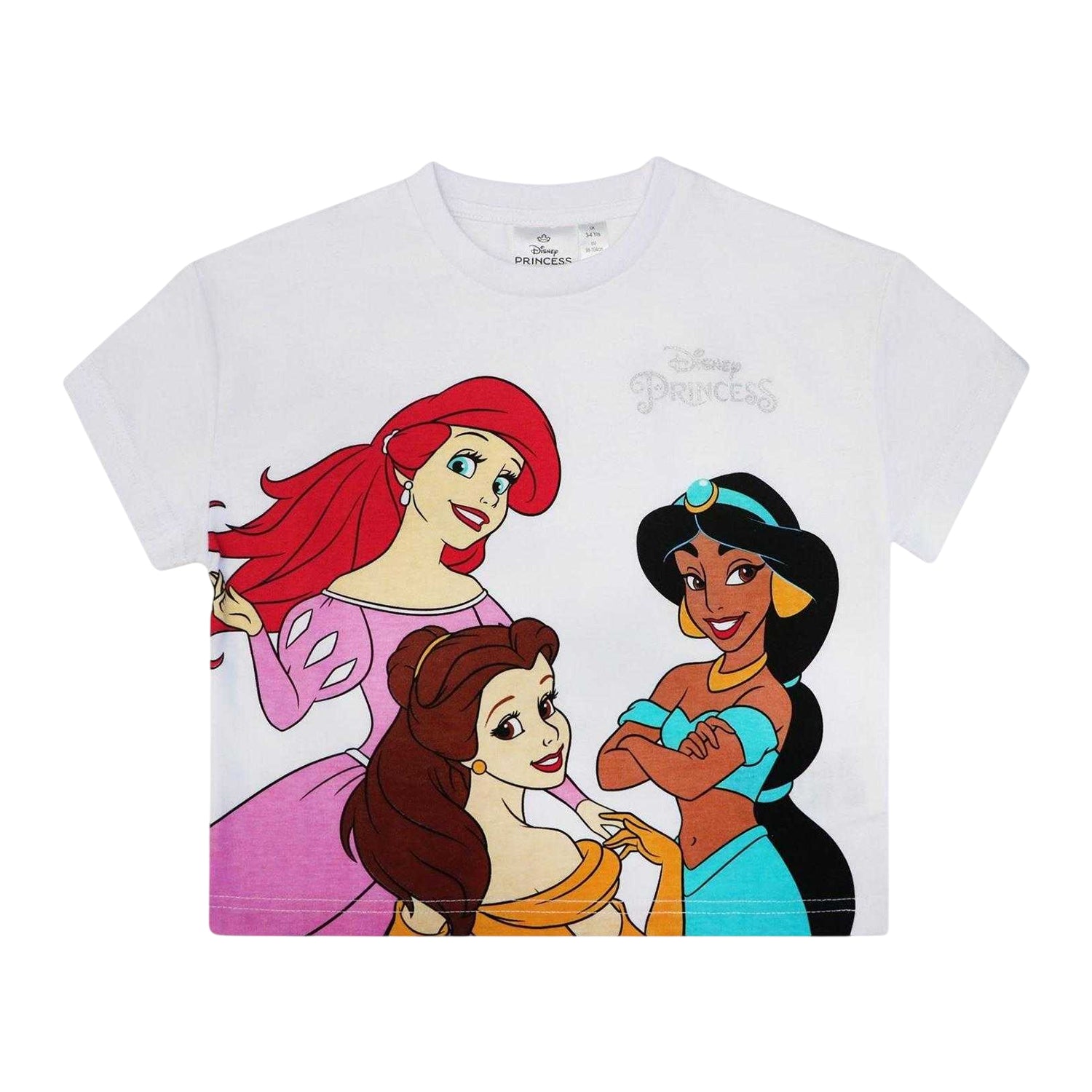 Pink - Side - Princess Childrens-Kids Top & Bottom Set