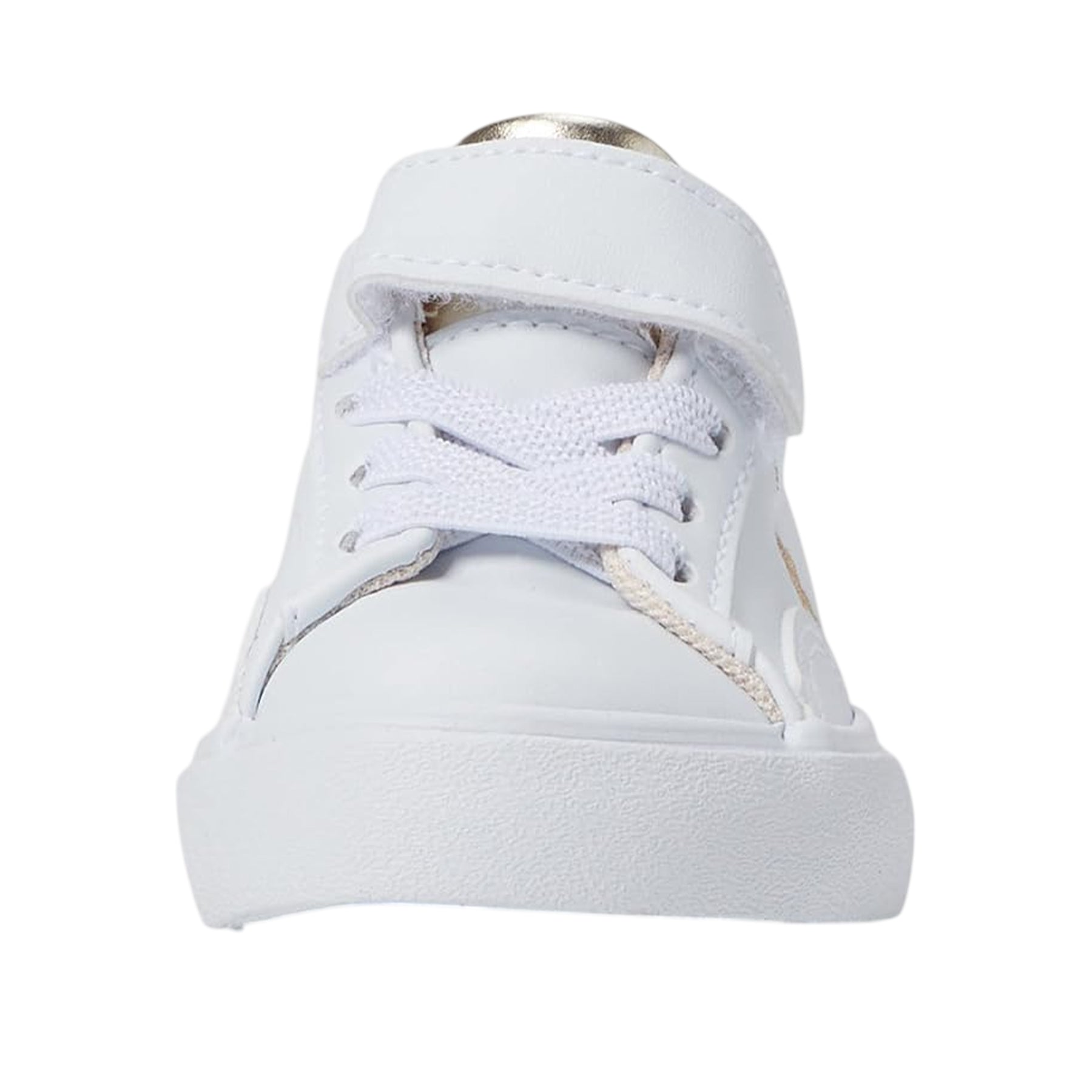 White-Gold - Lifestyle - Ralph Lauren Childrens-Kids Theron V Flat Court Shoes