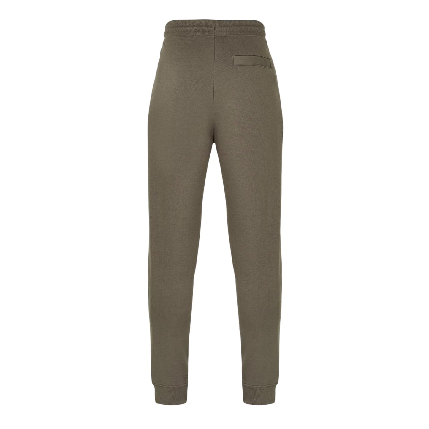 Medium Grey - Back - Hugo Boss Mens Logo Cuffed Jogging Bottoms