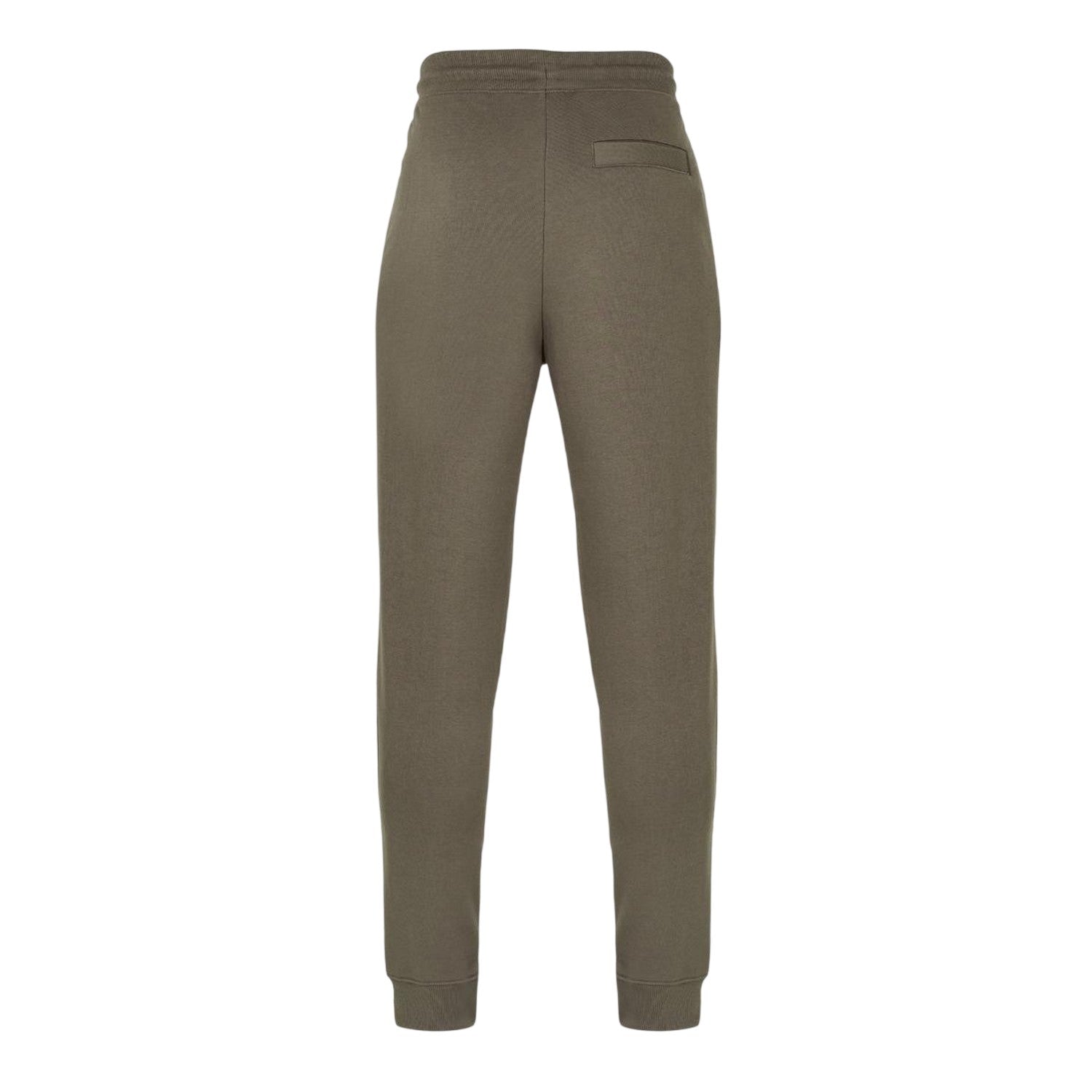 Medium Grey - Back - Hugo Boss Mens Logo Cuffed Jogging Bottoms