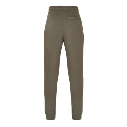 Medium Grey - Back - Hugo Boss Mens Logo Cuffed Jogging Bottoms