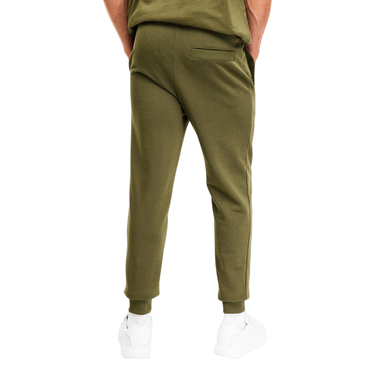 Green - Lifestyle - Hugo Boss Mens Logo Cuffed Jogging Bottoms
