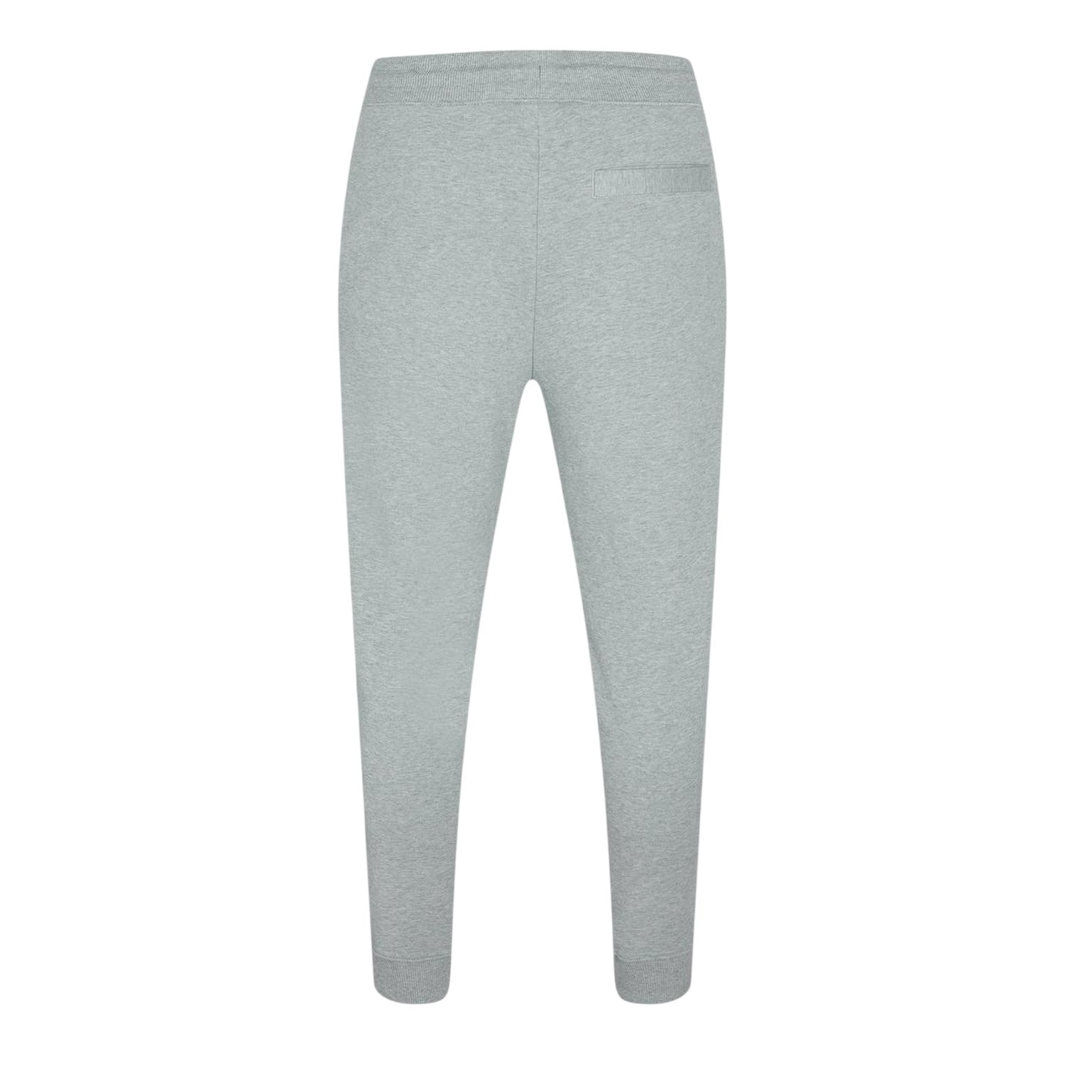 Grey - Back - Hugo Boss Mens Logo Cuffed Jogging Bottoms