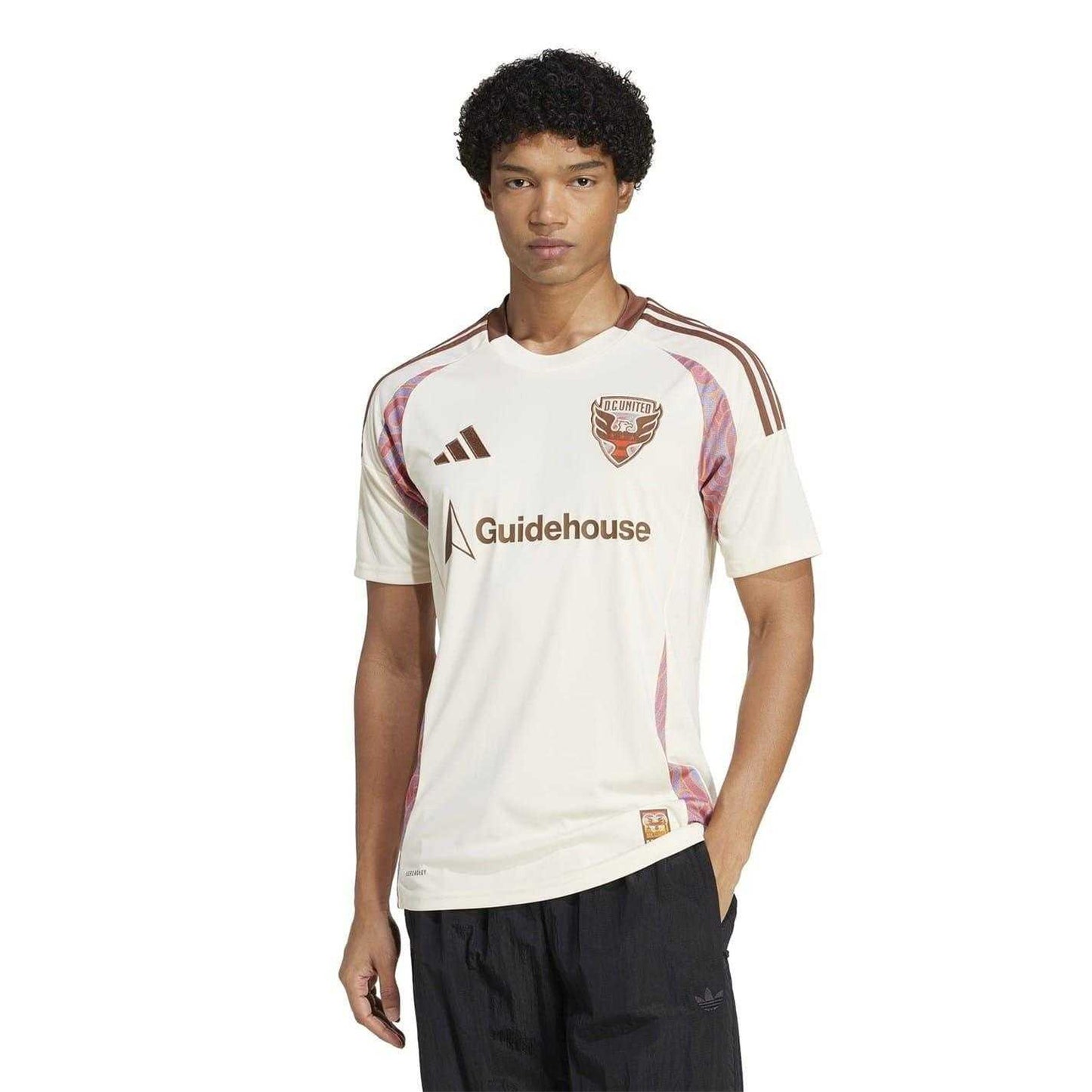 Ecru - Side - DC United FC Mens 25-26 Adidas Away Jersey