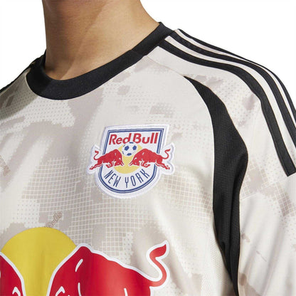 Ivory - Side - New York Red Bulls Mens 25-26 Adidas Away Jersey