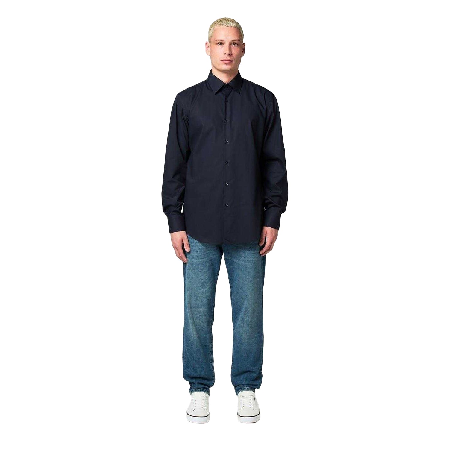 Dark Blue - Lifestyle - Hugo Boss Mens Kent Formal Shirt