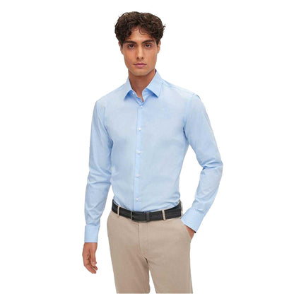 Pastel Blue - Lifestyle - Hugo Boss Mens Kent Formal Shirt