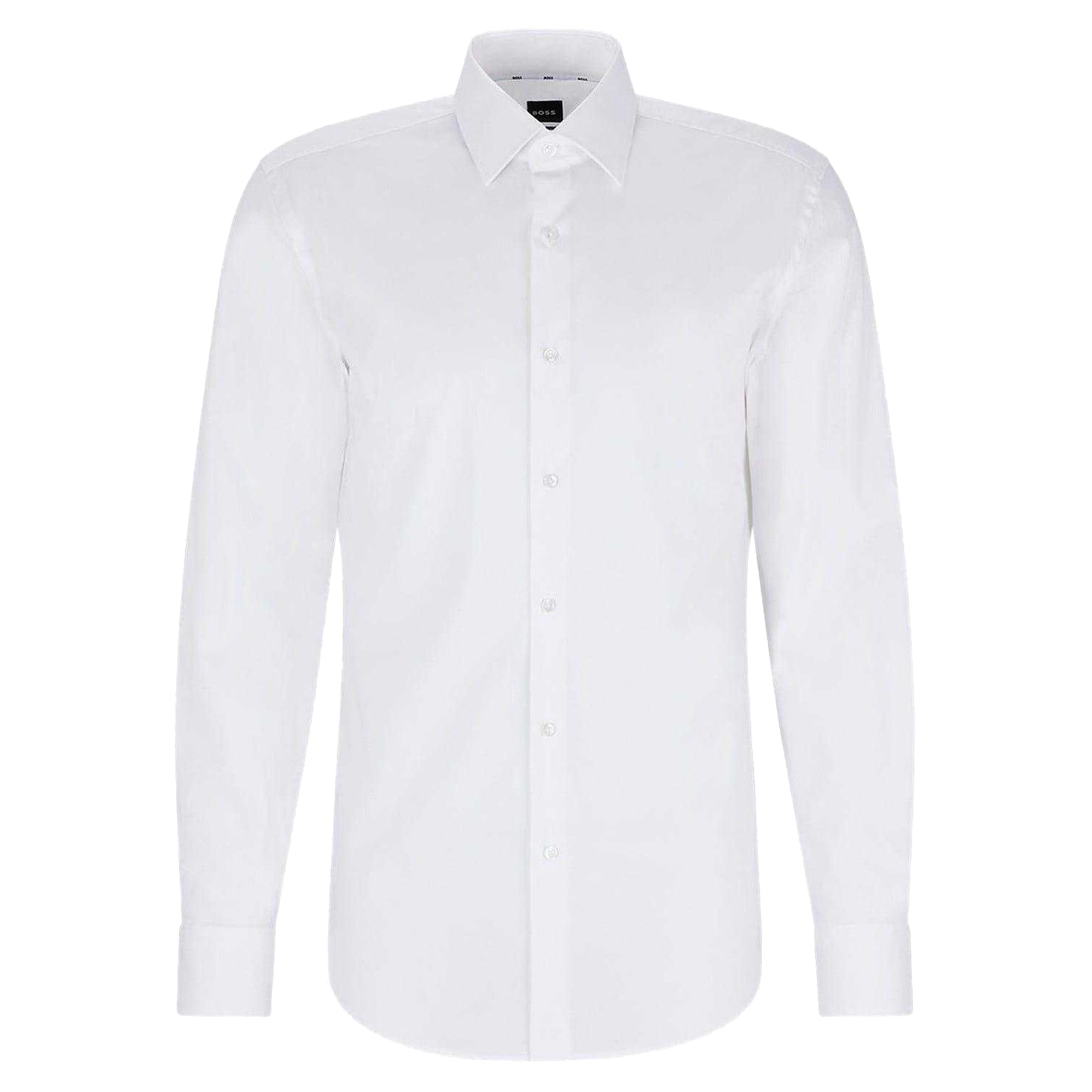 White - Front - Hugo Boss Mens Kent Formal Shirt