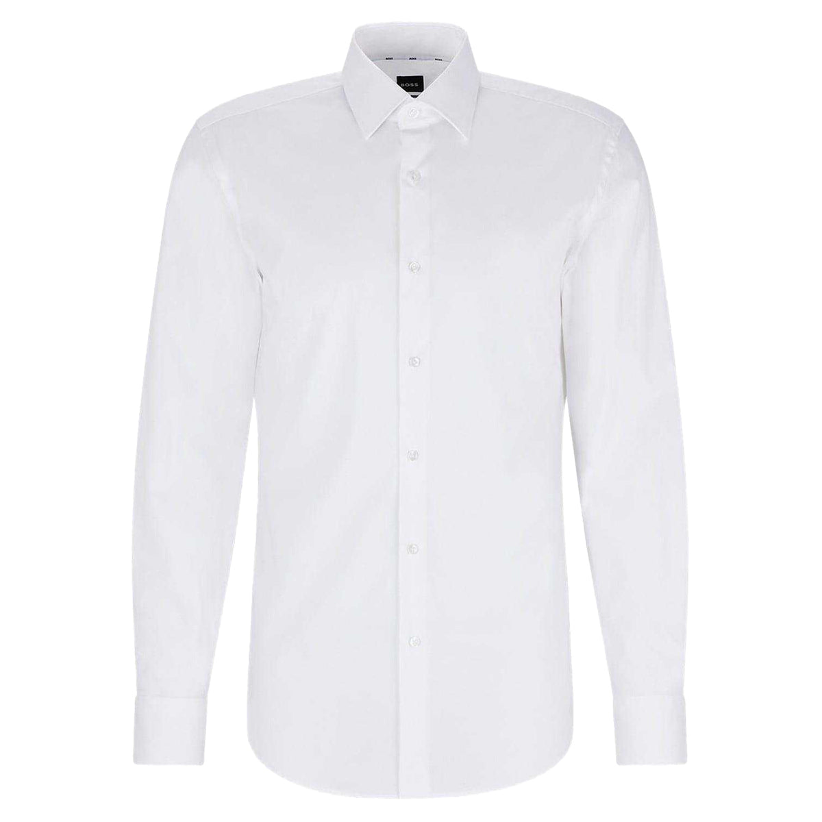 White - Front - Hugo Boss Mens Kent Formal Shirt