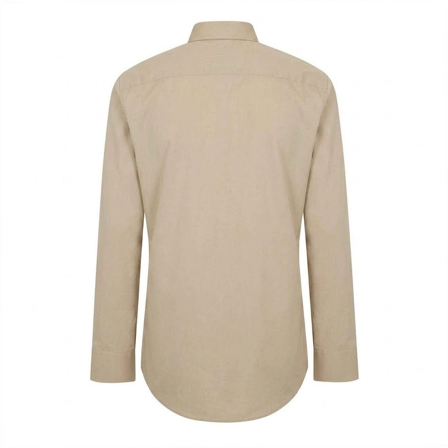 Beige - Back - Hugo Boss Mens Kent Formal Shirt