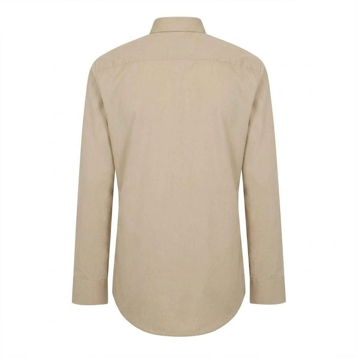 Beige - Back - Hugo Boss Mens Kent Formal Shirt