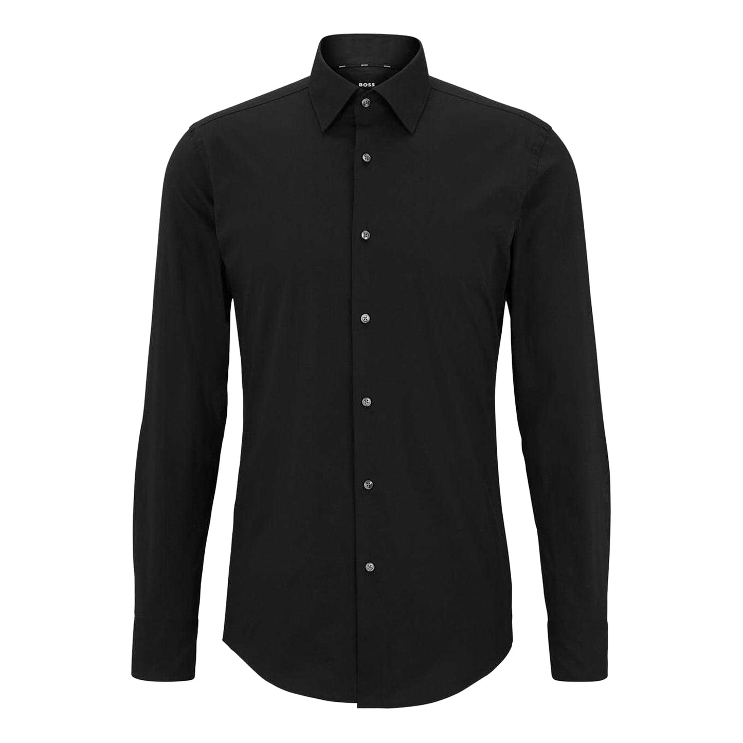 Black - Front - Hugo Boss Mens Kent Formal Shirt