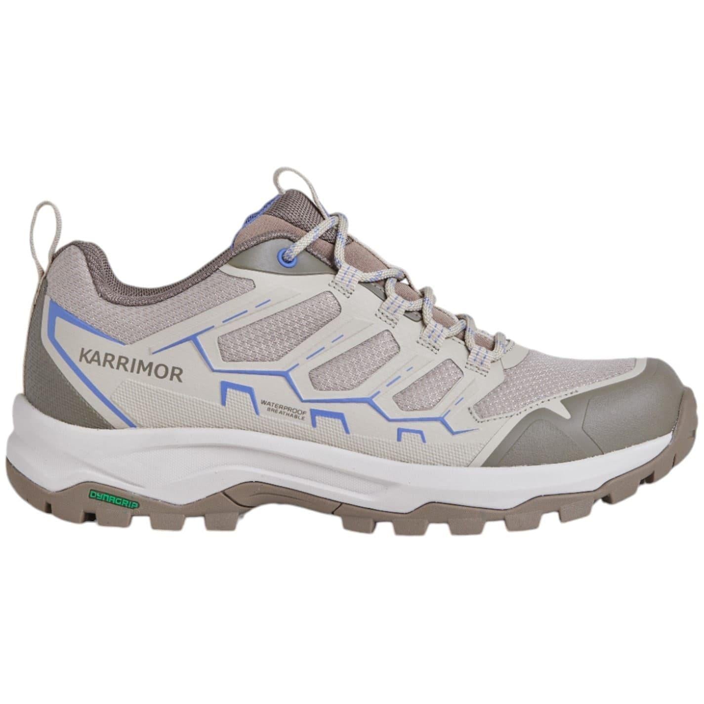 Beige - Side - Karrimor Womens-Ladies Hurricane Lace Up Hiking Shoes