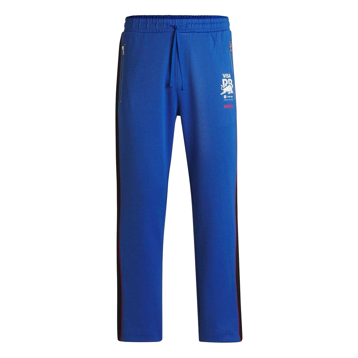 Medium Blue - Front - Hugo Mens Racing Bulls Tracksuit Bottoms