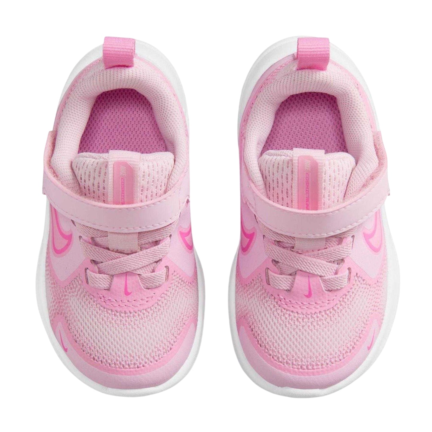 Pink Foam - Side - Nike Childrens-Kids Cosmic Mesh Running Trainers