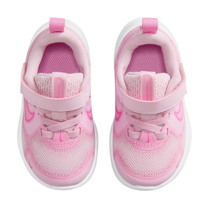 Pink Foam - Side - Nike Childrens-Kids Cosmic Mesh Running Trainers