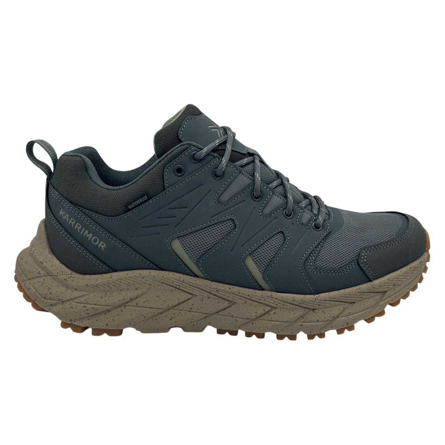 Spruce - Side - Karrimor Mens Laggar Waterproof Low Hiking Shoes