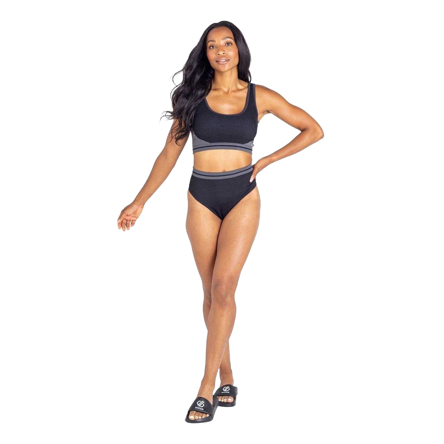 Black - Lifestyle - Dare 2B Womens-Ladies Don´t Sweat It Bikini Bottoms