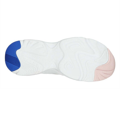 White-Multicoloured - Back - Skechers Womens-Ladies Stamina Airy Shoes