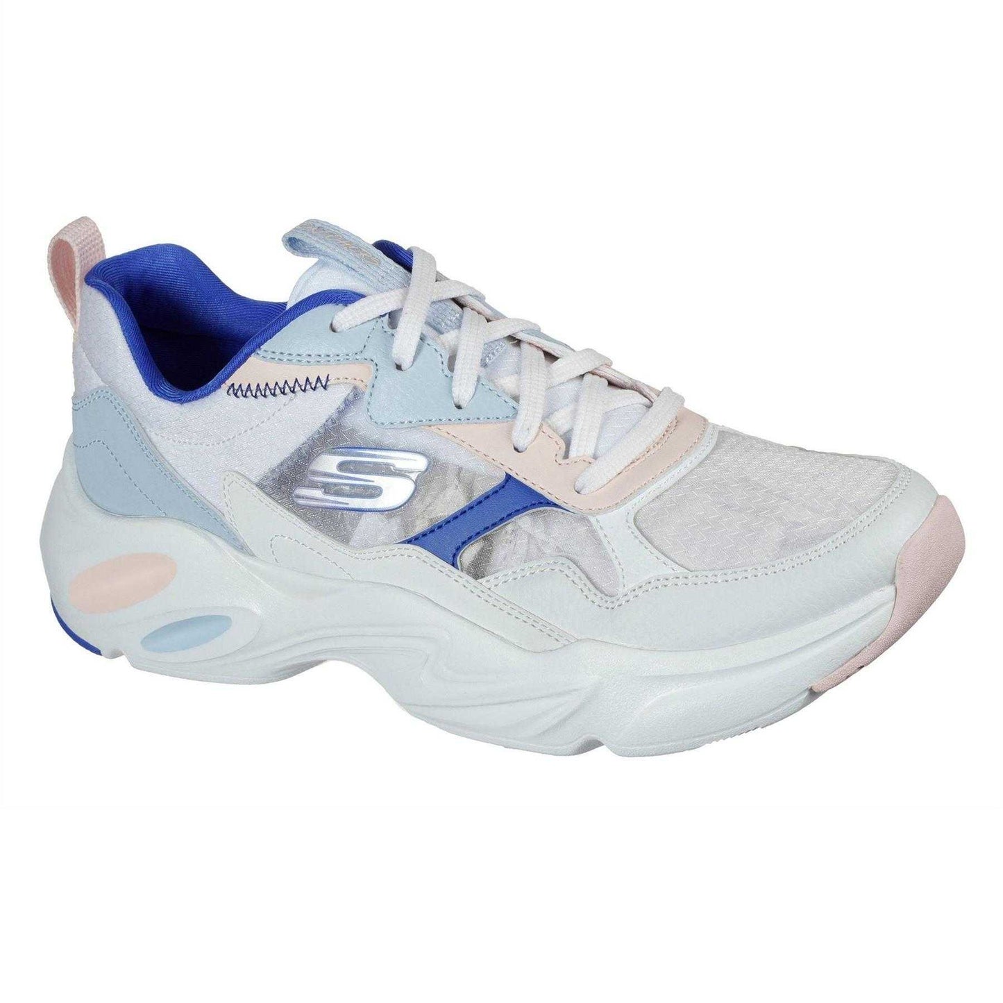 White-Multicoloured - Pack Shot - Skechers Womens-Ladies Stamina Airy Shoes