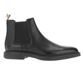 Black - Side - Boss Mens Larry Leather Chelsea Boots