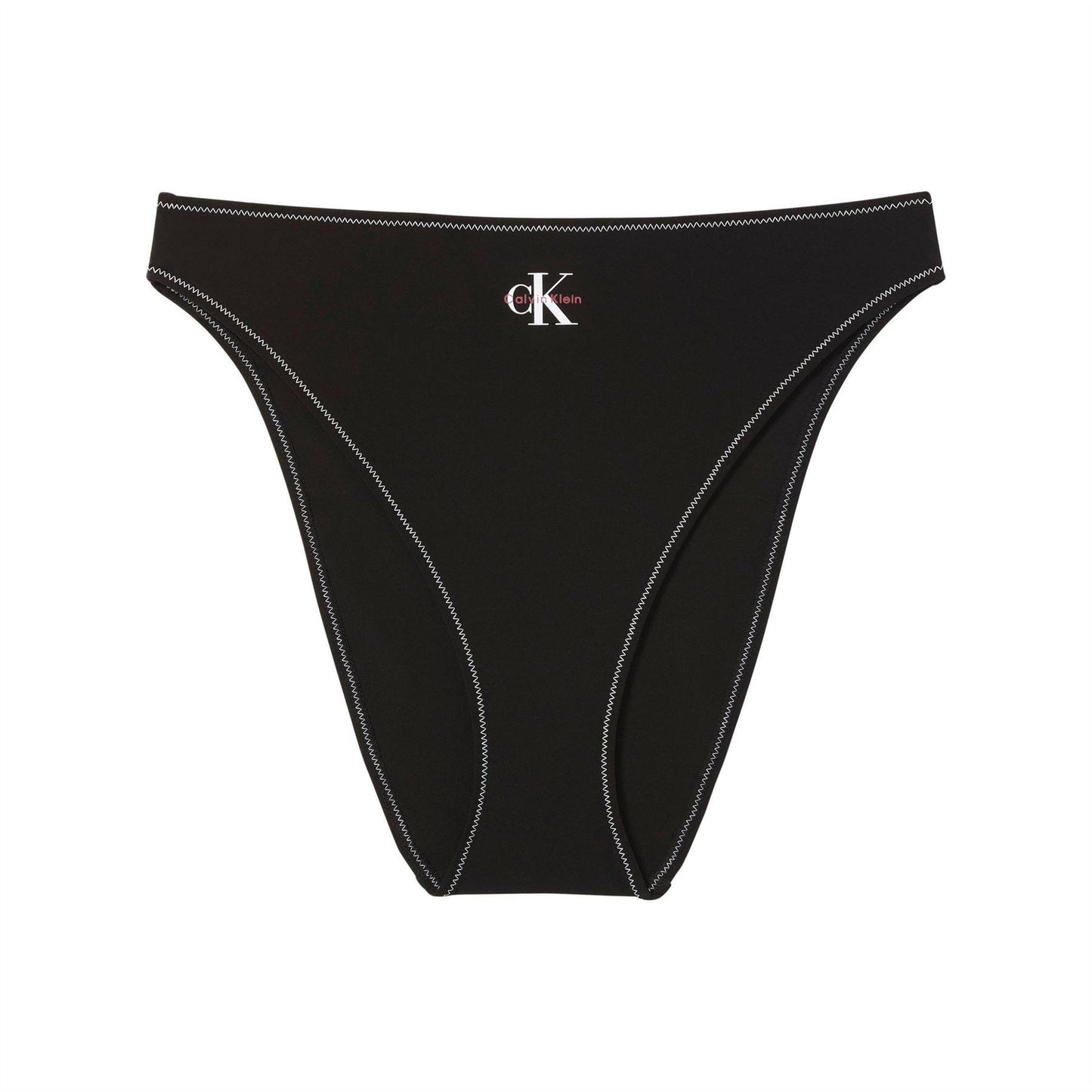 Black - Front - Calvin Klein Womens-Ladies Hipster Bikini Bottoms