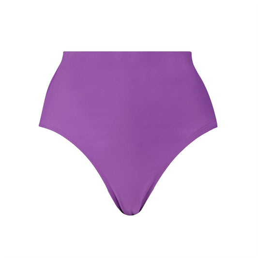 Purple - Front - Puma Womens-Ladies High Waist Bikini Bottoms