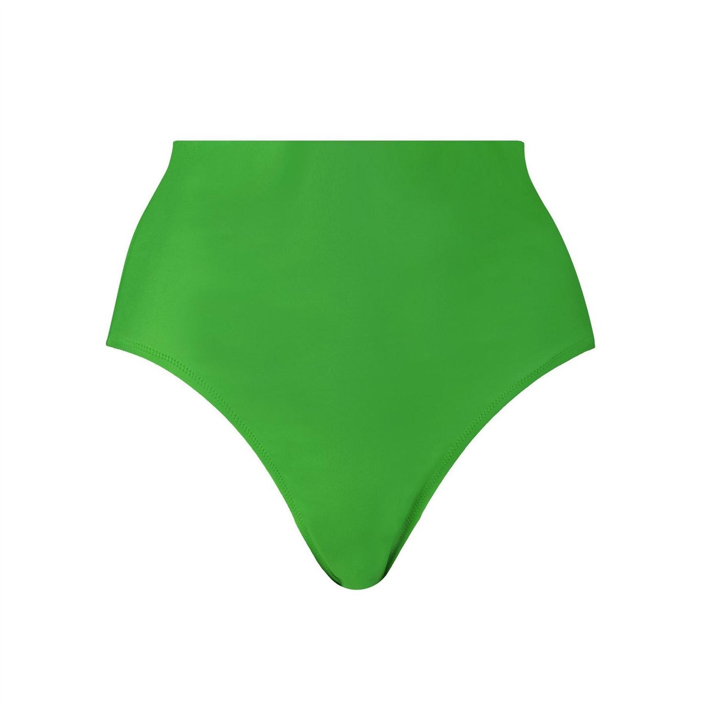 Bright Green - Front - Puma Womens-Ladies High Waist Bikini Bottoms