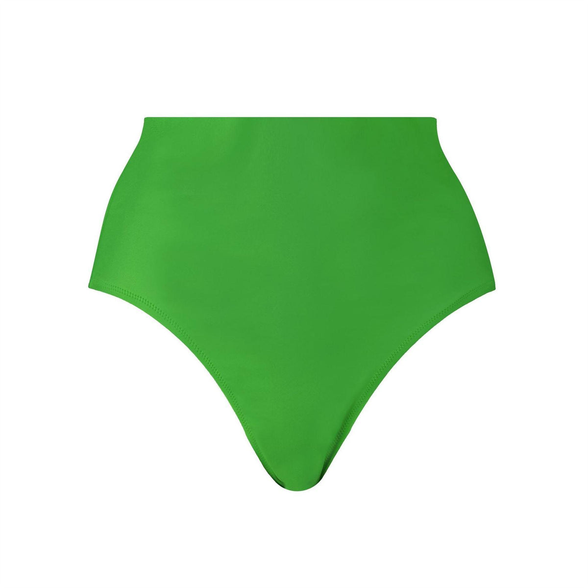 Bright Green - Front - Puma Womens-Ladies High Waist Bikini Bottoms