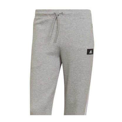 Grey - Back - Adidas Womens-Ladies Logo Jogging Bottoms