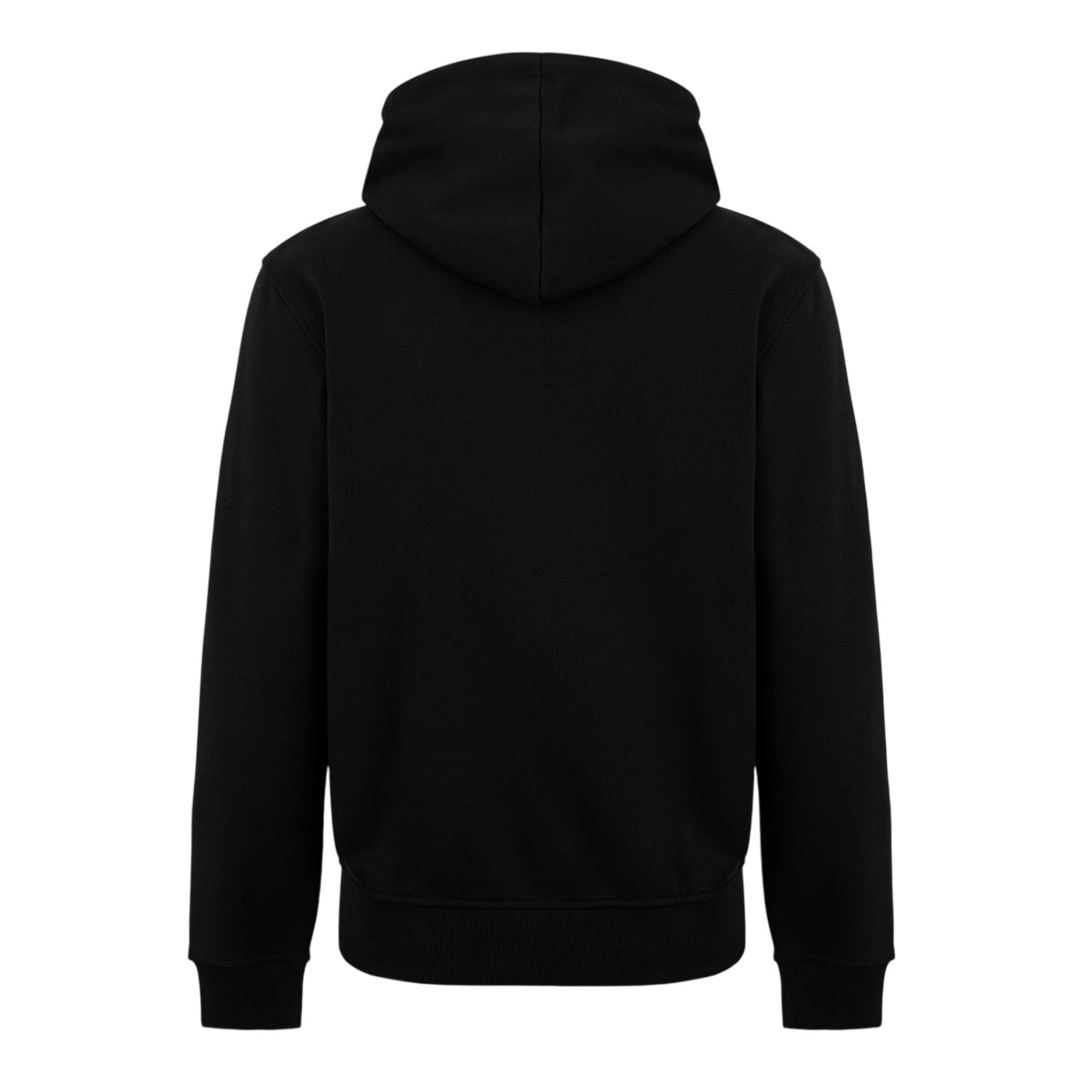 Jet Black - Back - Luke Mens Munich Lettering Print Hoodie